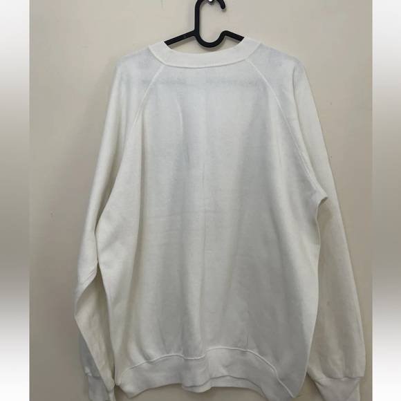 Hanes Kia Ora sweatshirt jumper graphic print white vintage Made in USA size XL - Picture 5 of 11